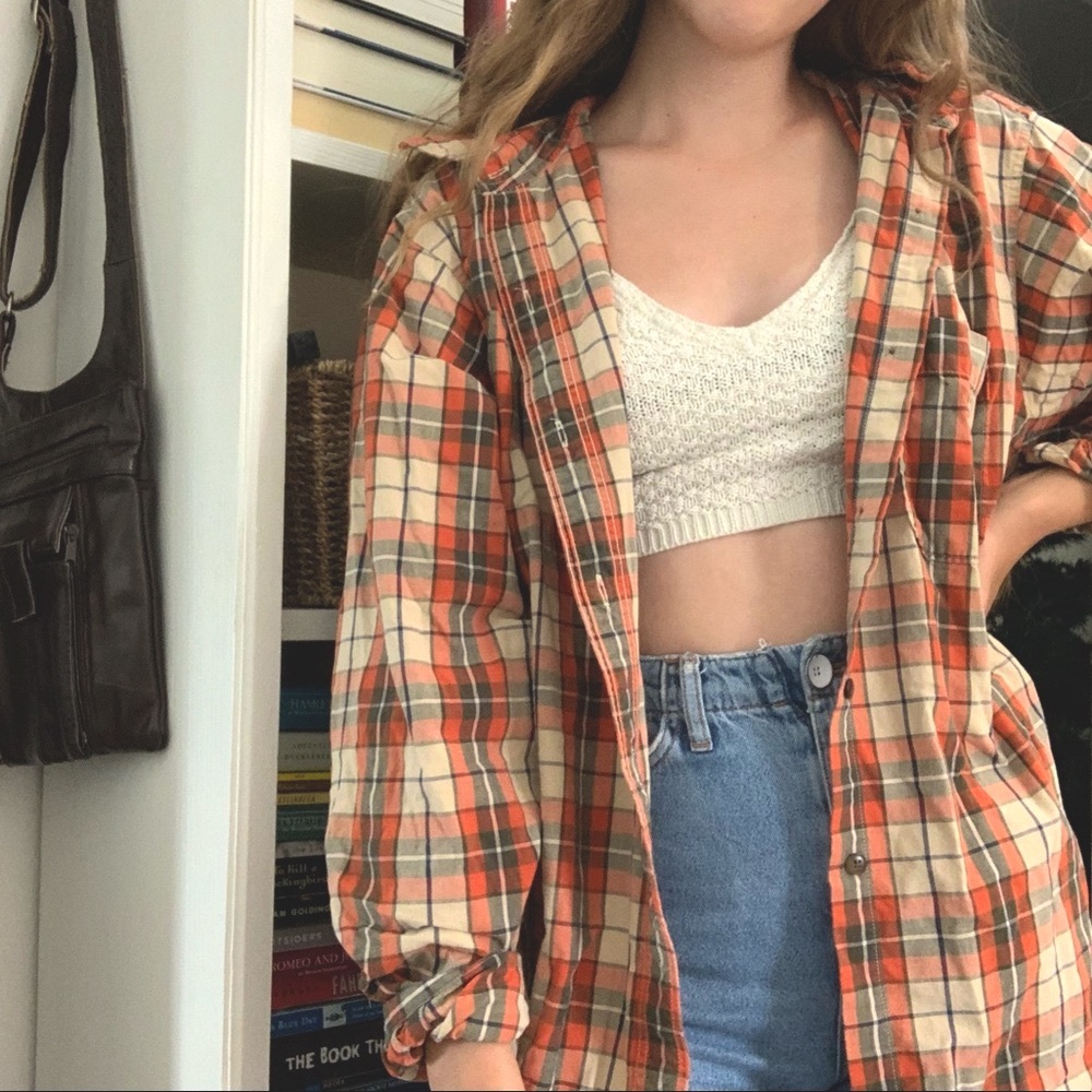 Men’s Oversized Abercrombie and Fitch Button Down